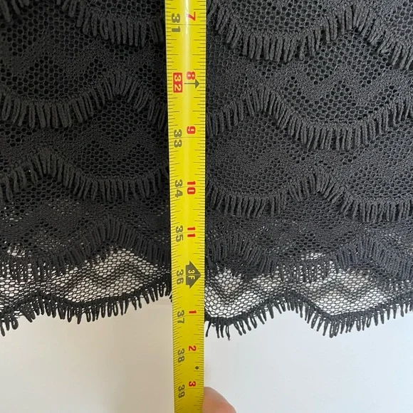 Guess Black Lace Mini-Midi Cocktail Dress, S, EUC - Picture 9 of 12